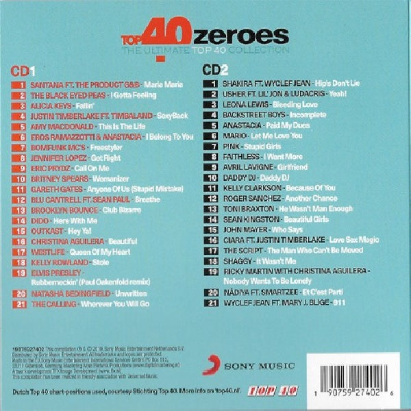 Various - Top 40 - années zéro (CD)
