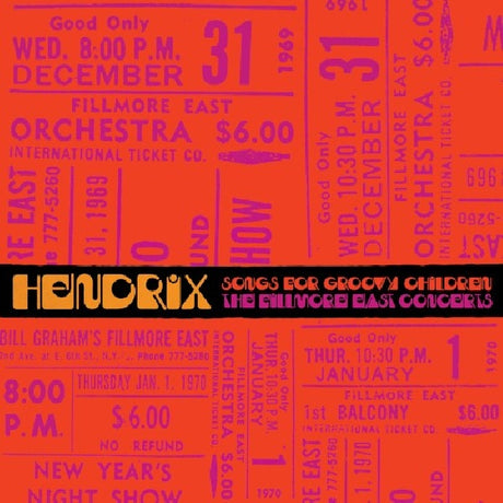 Jimi Hendrix - Songs for groovy children: the fillmore east concerts (CD) - Velvet Music