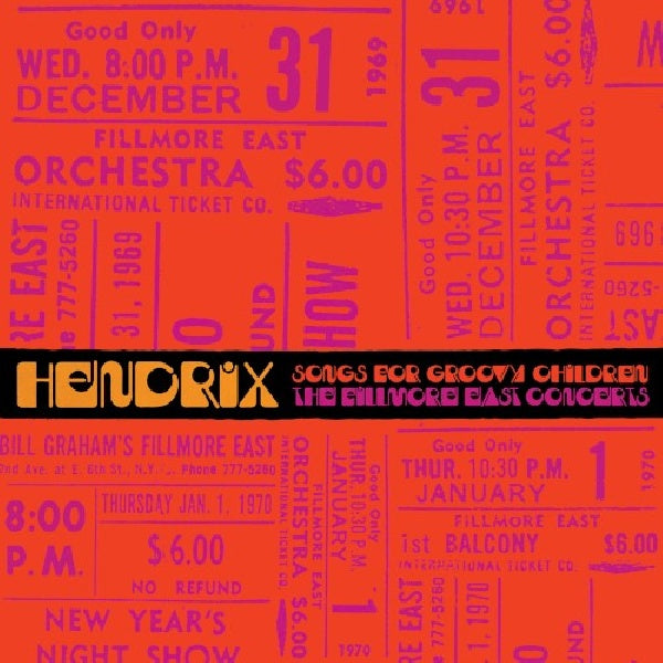 Jimi Hendrix - Songs for groovy children: the fillmore east concerts (CD) - Velvet Music