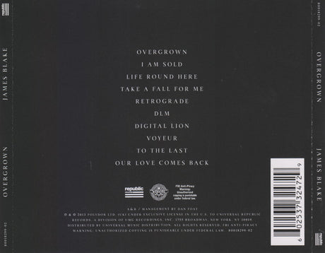 James Blake - Overgrown (tweedehands CD) - Velvet Music
