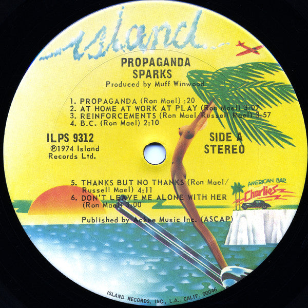 Sparks - Propaganda (used LP)