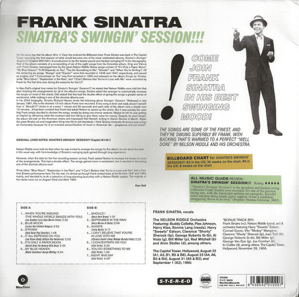 Frank Sinatra - Sinatra's Swingin' Session! (LP)