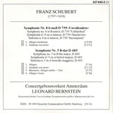 Franz Schubert - Concertgebouworkest • Leonard Bernstein - Symphonies Nos 5 & 8 « Inachevée » (CD d'occasion)