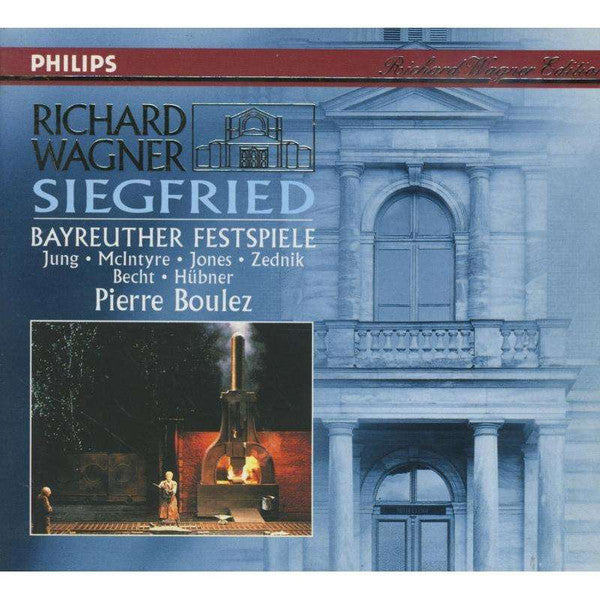 Richard Wagner - Manfred Jung · Donald McIntyre · Gwyneth Jones · Heinz Zednik · Hermann Becht · Fritz Hübner · Orchester der Bayreuther Festspiele · Pierre Boulez - Siegfried (tweedehands CD) - Velvet Music