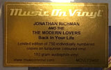 Jonathan Richman & The Modern Lovers - Back In Your Life (LP)