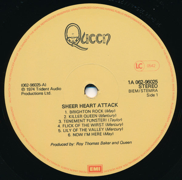 Queen - Sheer Heart Attack (second hand LP)