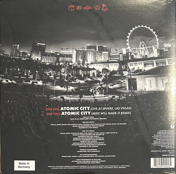 U2 - Atomic City (12-inch maxi-single)