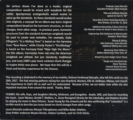 Jason Marsalis And 21st Century Trad Band, The - Melody Reimagined: book 1 (tweedehands CD) - Velvet Music