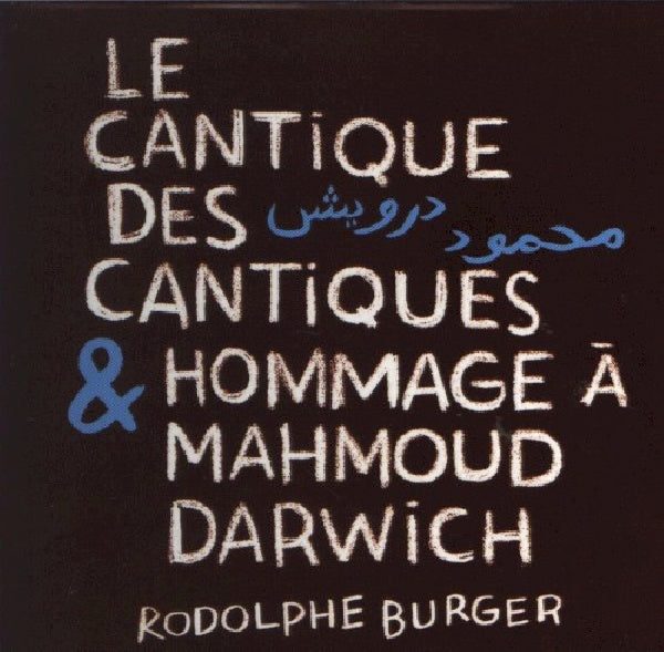 Rodolphe Burger - Cantique des cantiques & (CD) - Velvet Music