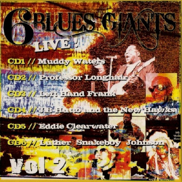 V/A (Various Artists) - 6 blues giants live 2 (CD) - Velvet Music
