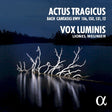 Frank Peter Zimmermann - Actus tragicus (CD) - Velvet Music