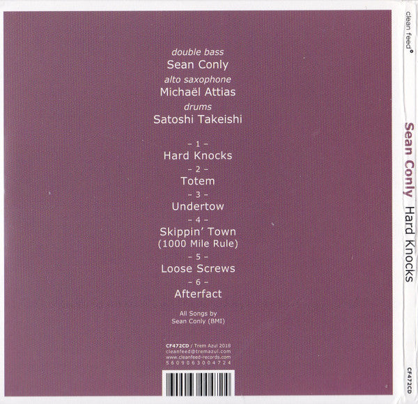 Sean Conly - Hard Knocks (tweedehands CD) - Velvet Music