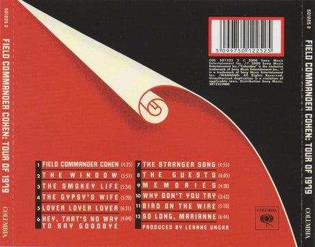Leonard Cohen - Field Commander Cohen: Tour Of 1979 (tweedehands CD) - Velvet Music