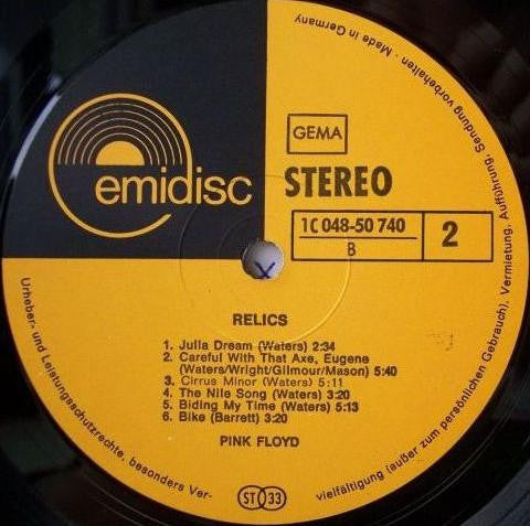 Pink Floyd - Relics (tweedehands LP) - Velvet Music