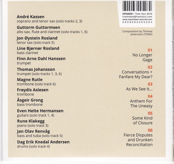 Scheen Jazzorkester & Thomas Johansson (6) - As We See It… (CD d'occasion)