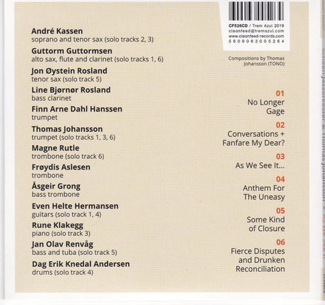 Scheen Jazzorkester & Thomas Johansson (6) - As We See It… (CD d'occasion)