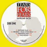Tears For Fears - Familiar Faces  (LP) - Velvet Music