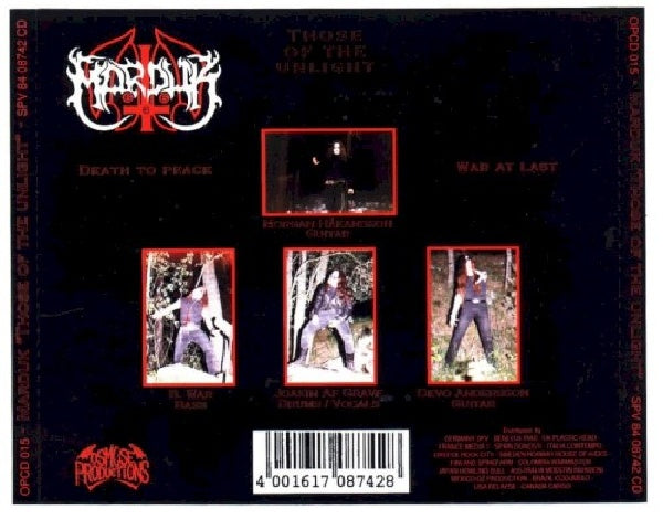 Marduk - Those of the unlight (CD) - Velvet Music