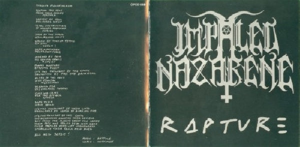 Impaled Nazarene - Rapture (CD) - Velvet Music