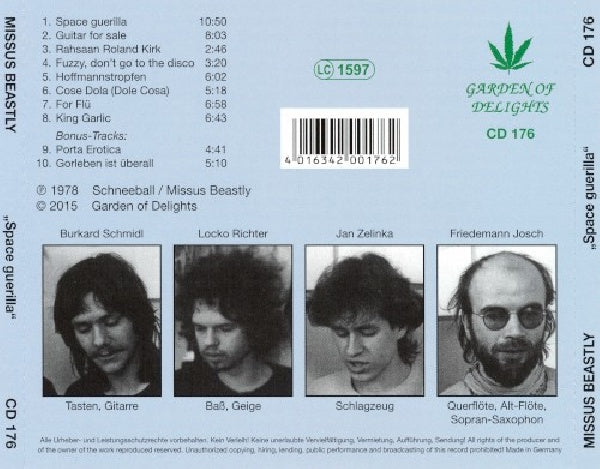 Missus Beastly - Space guerilla (CD) - Velvet Music