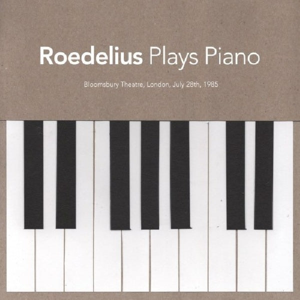 Roedelius - Plays piano (CD)
