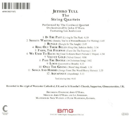 Jethro Tull - Jethro tull - the string quartets (CD) - Velvet Music