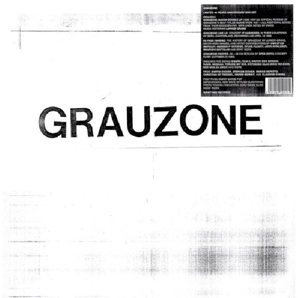 Grauzone - 40 years anniversary (LP) - Velvet Music
