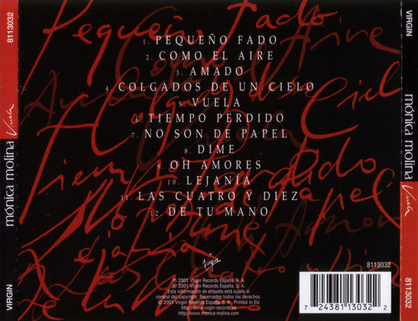 Mónica Molina - Vuela (CD) - Velvet Music