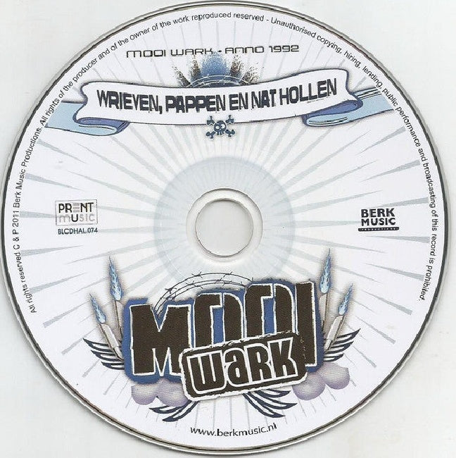 Mooi Wark - Wrieven, pappen en nat hollen (CD) - Velvet Music