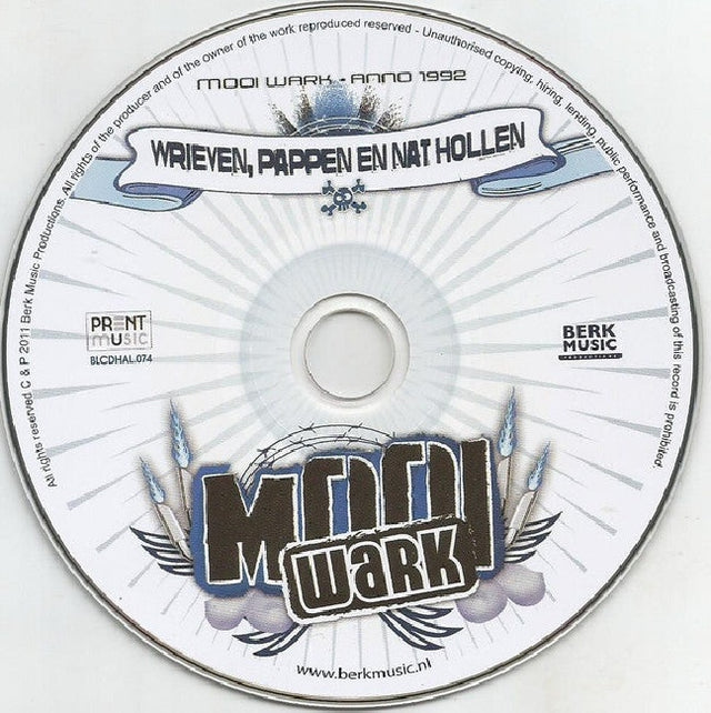 Mooi Wark - Wrieven, pappen en nat hollen (CD) - Velvet Music
