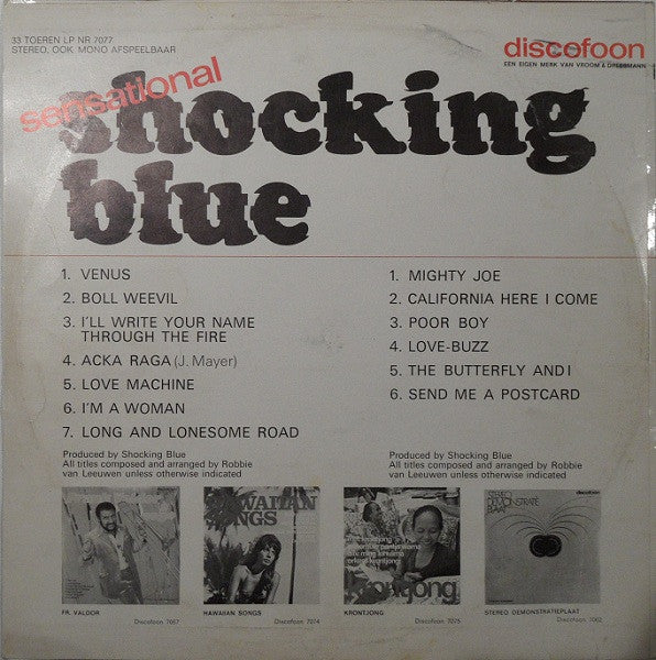 Shocking Blue - Sensational Shocking Blue (tweedehands LP) - Velvet Music