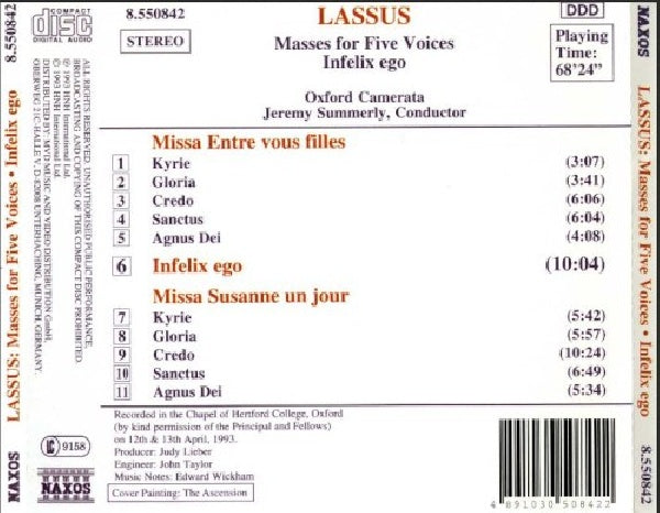 O. De Lassus - Messes (CD)