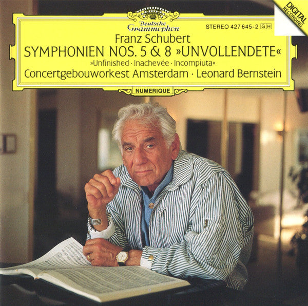 Franz Schubert - Concertgebouworkest • Leonard Bernstein - Symphonies Nos 5 & 8 « Inachevée » (CD d'occasion)
