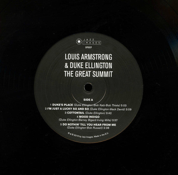 D L. Armstrong & Ellington - Great summit (LP) - Velvet Music