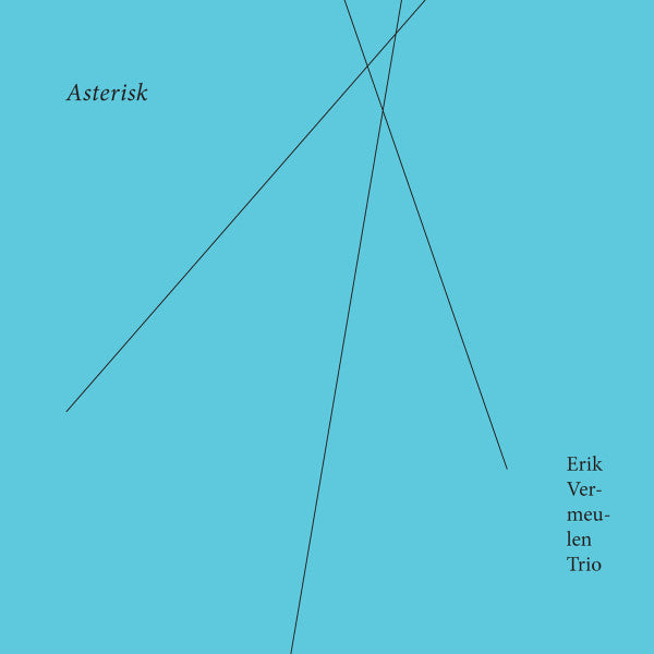Erik Vermeulen Trio - Asterisk (second hand CD)
