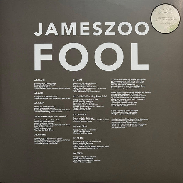 Jameszoo - Fool (LP) - Velvet Music