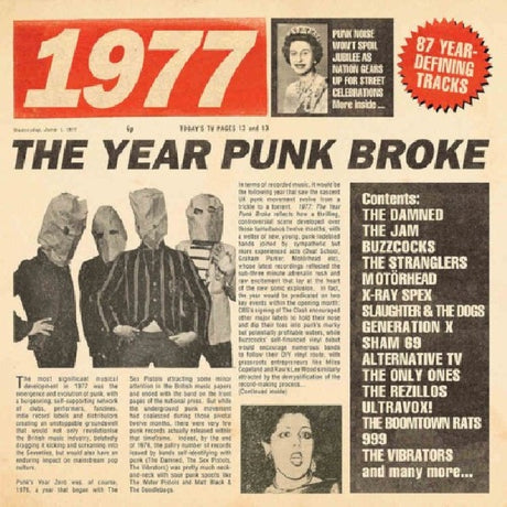 V/A (Various Artists) - 1977 - the year punk broke (CD) - Velvet Music