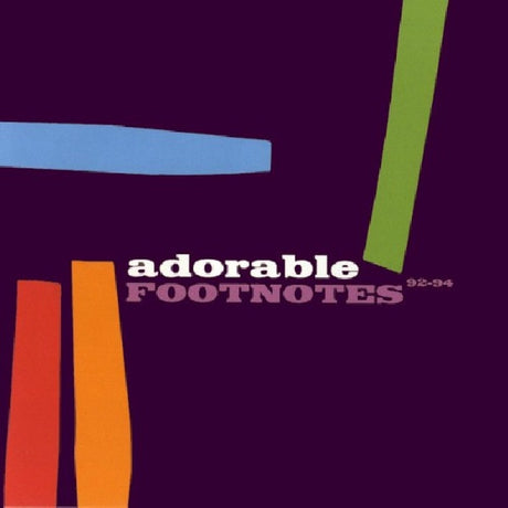 Adorable - Footnotes - best of 92-94 (CD) - Velvet Music