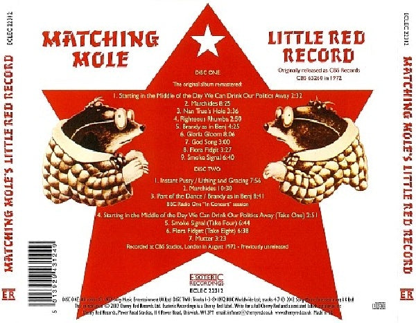 Matching Mole - Little red record =2cd= (CD) - Velvet Music