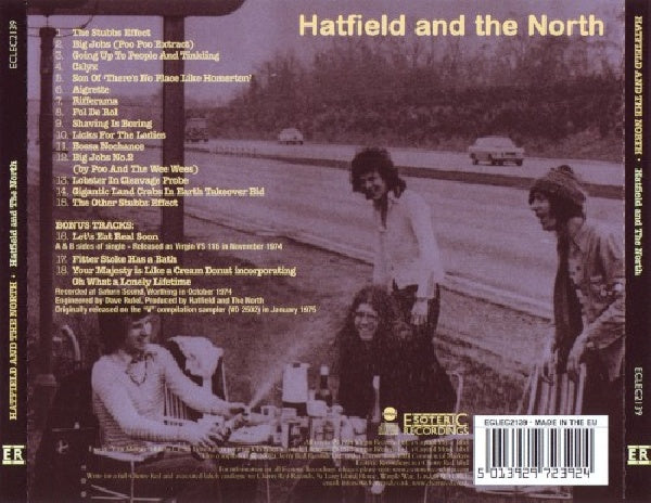 Hatfield & The North - Hatfield & the north (CD) - Velvet Music