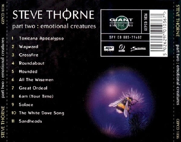 Steve Thorne - Emotional creatures p.2 (CD) - Velvet Music