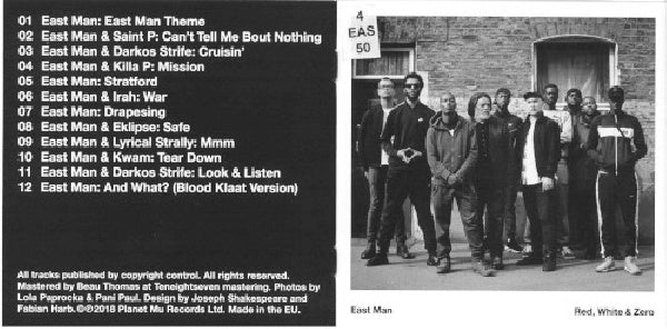 East Man - Red, white & zero (CD) - Velvet Music