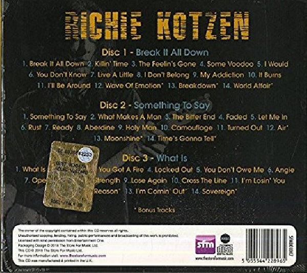Richie Kotzen - Telecasters & stratocasters klassic kotzen (CD) - Velvet Music