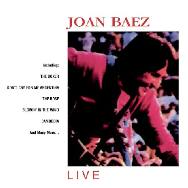Joan Baez - Live (CD) - Velvet Music