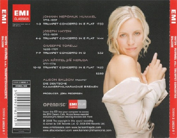 Alison Balsom - Haydn & hummel: trumpet concer (CD) - Velvet Music