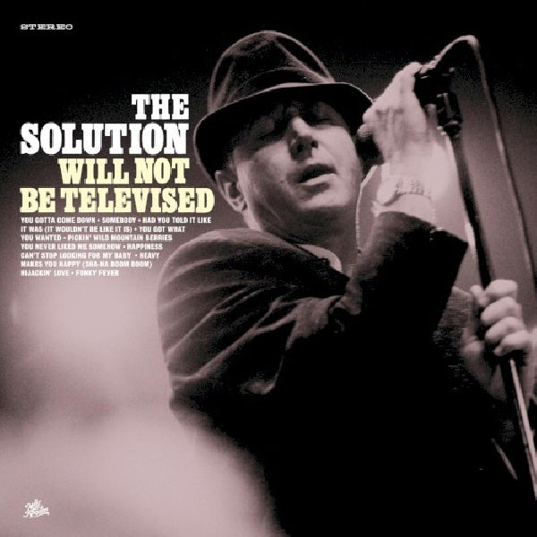 Solution - Will not be televised (CD) - Velvet Music