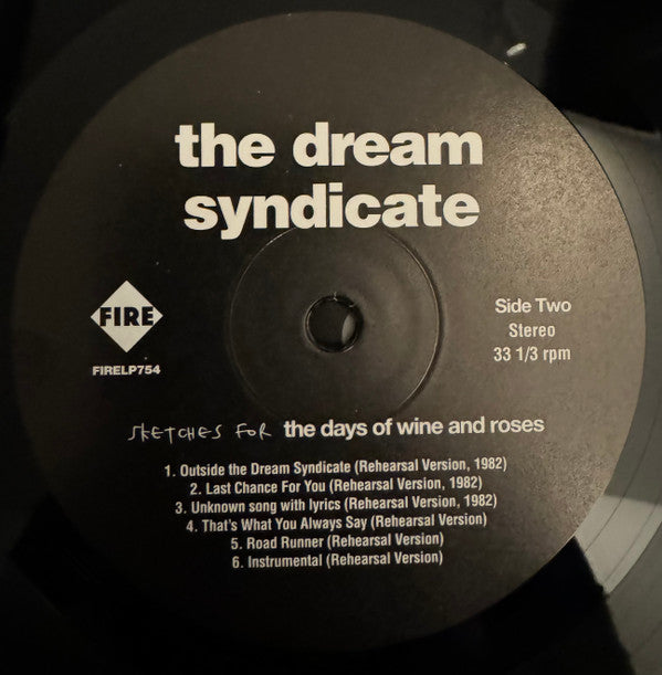 Dream Syndicate, The - Sketches For The Days Of Wine And Roses (LP)