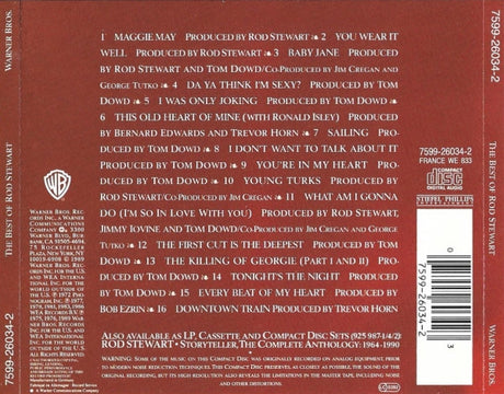 Rod Stewart - The Best Of Rod Stewart (tweedehands CD) - Velvet Music