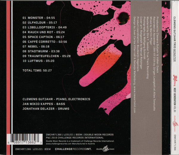 Clemens Gutjahr Trio - Monster (tweedehands CD) - Velvet Music