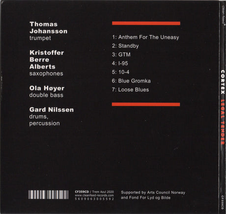 Cortex (17) - Legal Tender (CD d'occasion)
